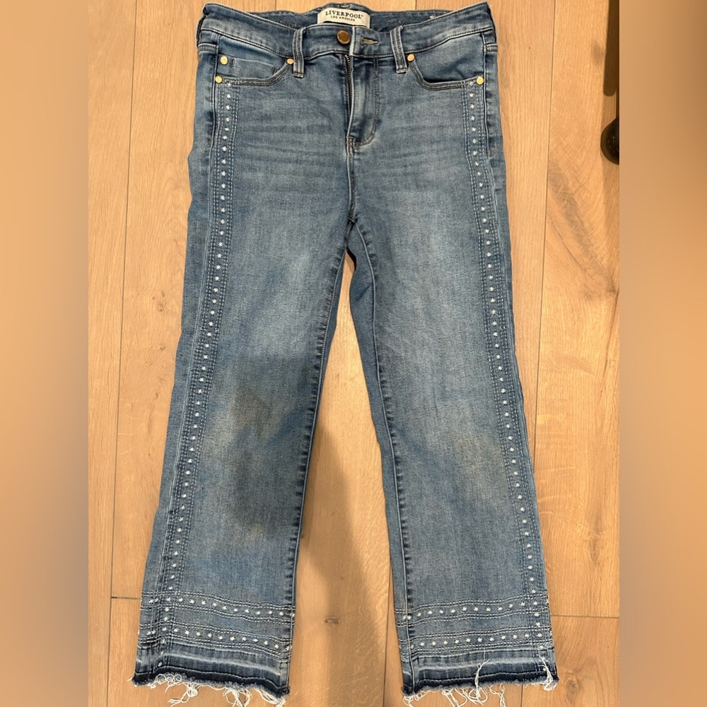 Liverpool Crop Jeans